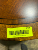 SINGLE PEDESTAL WOODEN TABLE - 7