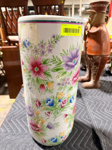 VINTAGE CYLINDER VASE DECOR