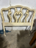 ANTIQUE WHITE AND GOLD BEDROOM FURNITURE SET - 12