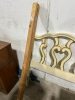 ANTIQUE WHITE AND GOLD BEDROOM FURNITURE SET - 15