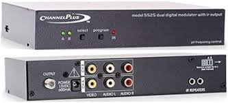 (1) DUAL CHANNEL MODULATOR WITH IR JACKS