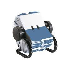 (1) ROTARY BUSINESS CARD FILE