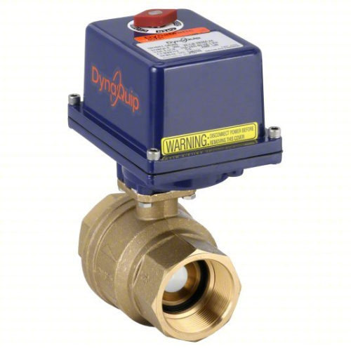(1) ELECTRICALLY ACTUATED TWO WAY BALL VALVE