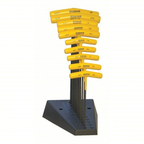 (1) T SHAPED BALL END HEX KEY SET