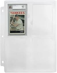 (2) CASES OF (25) PACKS OF COLLECTIBLE CARDS STORAGE PAGES