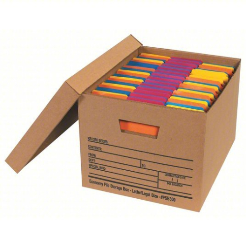 (1) BOX OF (12) FILE BOXES