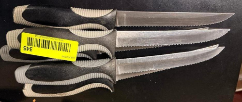 (5) STAINLESS KNIVES