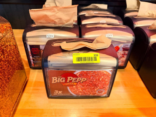 (9) PLASTIC NAPKIN DISPENSERS.