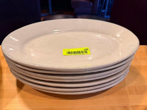 (7) 11" CHINA PLATTERS.
