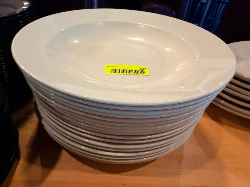 (16) 12" PLASTIC PASTA BOWLS.