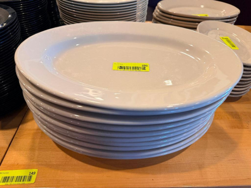 (10) 11" CHINA PLATTERS.
