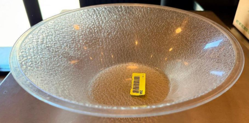 (24) 12" PLASTIC SALAD BOWLS