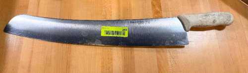 LARGE STAINLESS ROCKER KNIFE