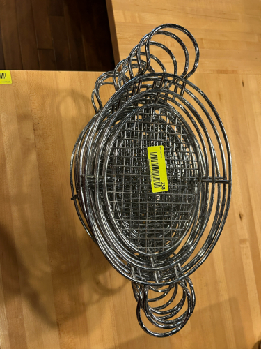 (10) CHROME WIRE FOOD BASKETS