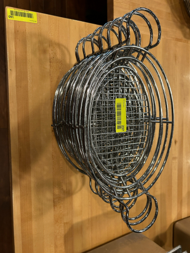 (10) CHROME WIRE FOOD BASKETS