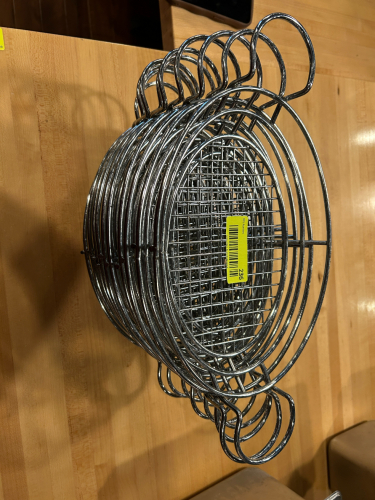 (10) CHROME WIRE FOOD BASKETS