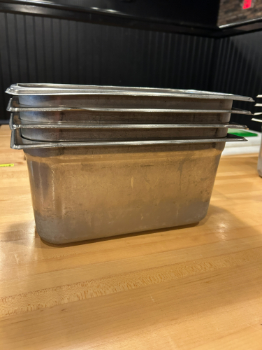 (4) STAINLESS INSERTS