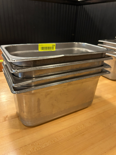 (4) STAINLESS INSERTS