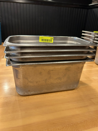 (4) STAINLESS INSERTS