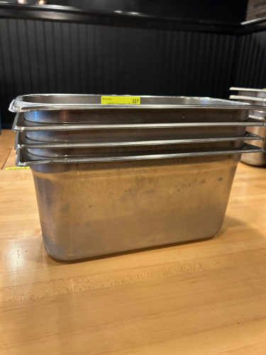 (4) STAINLESS INSERTS