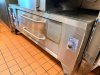 STANDEX BAKERS PRIDE / Y-800 SINGLE DECK GAS OVEN WITH DUAL COMPARTMENTS AND FRONT ACCESS CONTROLS ( ON CASTERS ) - 2
