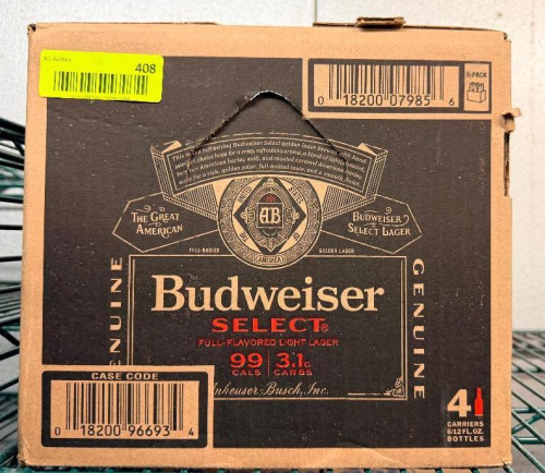 (1) CASE OF BUDWEISER SELECT.