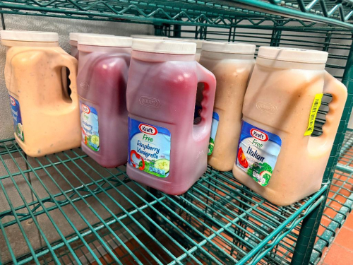 (8) CONTAINERS OF UNOPENED SALAD DRESSING.