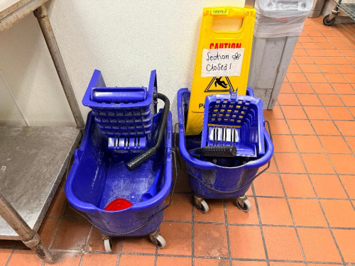(2) MOP BUCKETS.