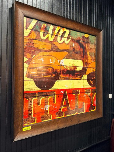 36" X 36" FRAMED PRINT