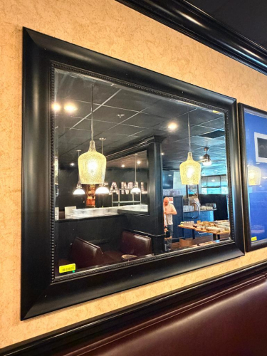 58" X 45" FRAMED MIRROR