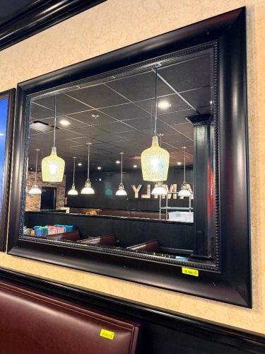 58" X 45" FRAMED MIRROR