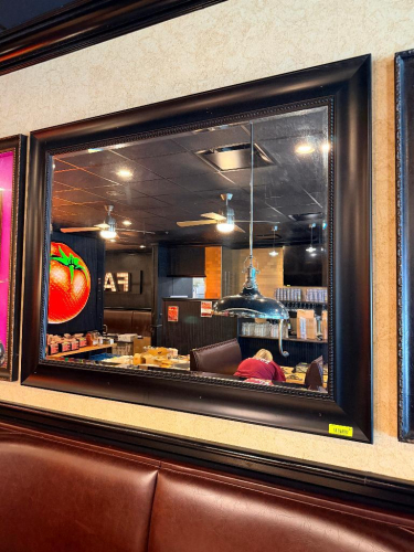 58" X 45" FRAMED MIRROR