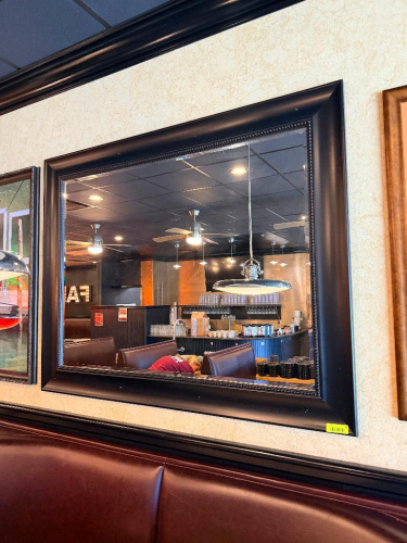 58" X 45" FRAMED MIRROR
