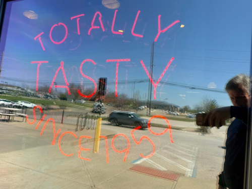 TOTALLY TASTY SINCE 1959 NEON SIGN.