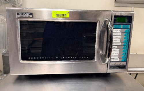 SHARP COMMERCIAL MICROWAVE OVEN, 1000W