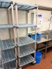 36" X 24" METRO MAX ANTIMICROBIAL ROLL ABOUT SHELF.