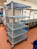 36" X 24" METRO MAX ANTIMICROBIAL ROLL ABOUT SHELF.