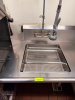 72" RIGHT SIDE STAINLESS SOIL TABLE W/ SPRAY SINK AND NOZZLE. - 5