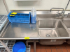 112" ADVANCE TABCO THREE WELL STAINLESS POT SINK W/ LEFT AND RIGHT DRY BOARDS. - 5