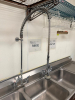 112" ADVANCE TABCO THREE WELL STAINLESS POT SINK W/ LEFT AND RIGHT DRY BOARDS. - 6