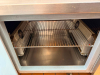112"W THREE-DOOR PREP TABLE / SANDWICH UNIT WITH RAISED INGREDIENT ICE RAIL AND HINGED LIDS. UNIT FEATURES STAINLESS STEEL CONSTRUCTION, REFRIGERATED BASE STORAGE, AND CUTTING/WORK SURFACE. - 6