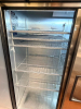 TRUE T-72-HC THREE-DOOR REACH-IN REFRIGERATOR WITH BOTTOM-MOUNT COMPRESSOR AND STAINLESS STEEL EXTERIOR/INTERIOR. UNIT FEATURES DIGITAL TEMPERATURE CONTROL, FORCED-AIR COOLING, AND ADJUSTABLE WIRE SHELVING - 5
