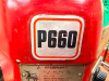HOBART / P660 PLANETARY MIXER WITH STAINLESS STEEL BOWL, HOOK, AND SAFETY GUARD. UNIT FEATURES MULTI-SPEED CONTROL LEVER, TIMER DIAL - 6