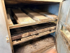 LINCOLN CONVEYOR OVEN WITH FRONT-LOAD DOOR AND EXTENDED CONVEYOR BELT SYSTEM. UNIT FEATURES DIGITAL CONTROL PANEL, VIEWING WINDOW - 4