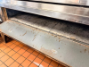 BAKERS PRIDE Y-800 DOUBLE STACK GAS DECK OVENS. UNIT FEATURES MANUAL CONTROLS, STONE DECK INTERIORS, AND HEAVY-DUTY DOOR HANDLES. - 8