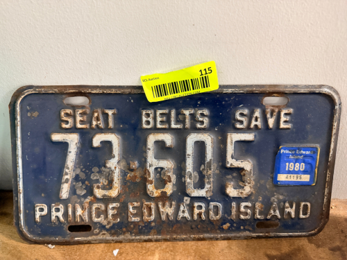 PRINCE EDWARD ISLAND PLATE.