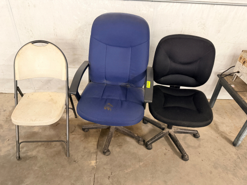(3) ASSORTED CHAIRS.