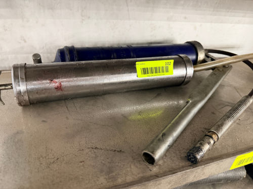 (2) GREASE GUNS