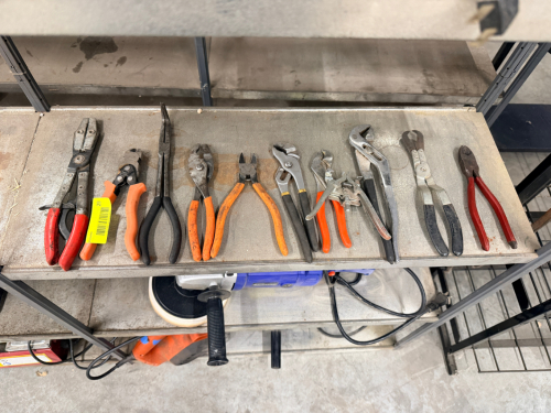 (9) ASSORTED HAND TOOLS