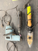 (3) ASSORTED ELECTRIC TOOLS.